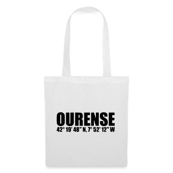 Coordonnées Ourense - Sac en tissu - blanc - Devant