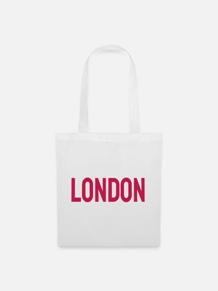 London - Stoffbeutel - Weiß