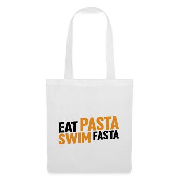 Eat Pasta Swim Fasta 16 - Stoffbeutel - Weiß - Vorne