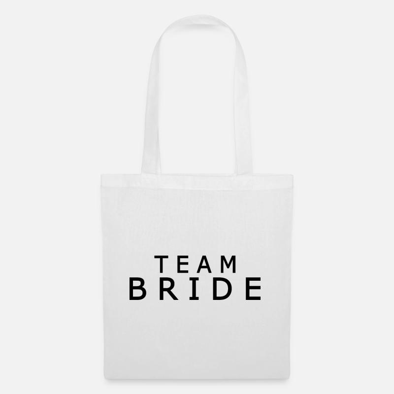 Team bride - Stoffbeutel - Weiß