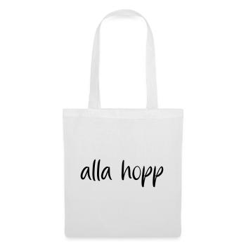 alla hopp - Stoffbeutel - Weiß - Vorne