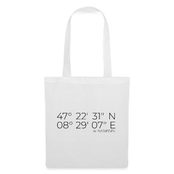 Coordinates Albisrieden, Kreis 9, Zürich - Tote Bag - white - Front