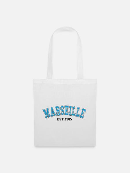 Marseille Est.1985 - Stoffbeutel - Weiß
