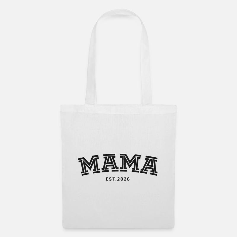 Mama geest. 2026 - Stoffbeutel - Weiß