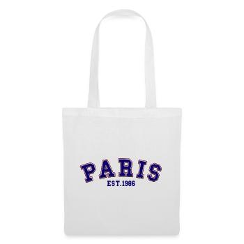 Paris gegründet 1986 - Stoffbeutel - Weiß - Vorne