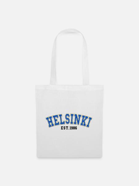 Helsinki gegründet 1986 - Stoffbeutel - Weiß