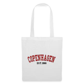 Copenhague fondée en 1966 - Sac en tissu - blanc - Devant