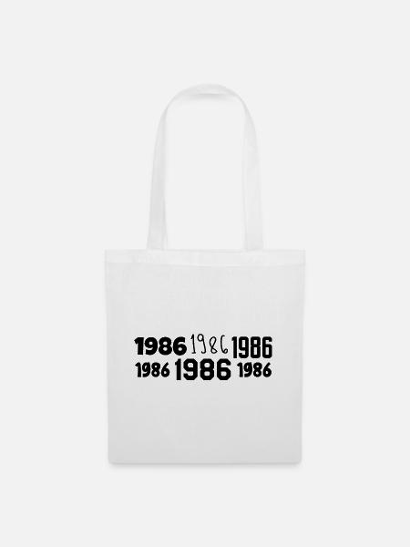 1986 – Großartig seit 1986 - Stoffbeutel - Weiß