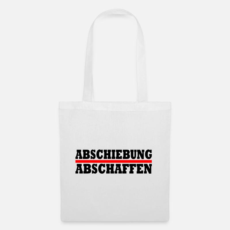 abschiebung abschaffen - Stoffbeutel - Weiß