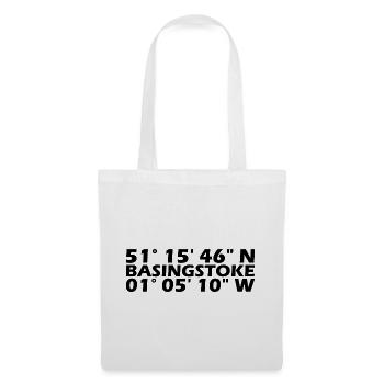 Basingstoke coordinates - Tote Bag - white - Front