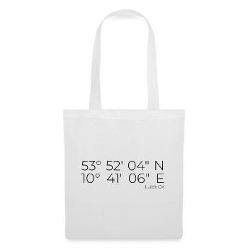coordinates Lübeck - Tote Bag - white - Front