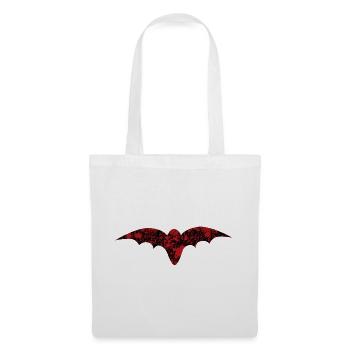 Éclaboussures de sang de chauve-souris d’Halloween - Sac en tissu - blanc - Devant