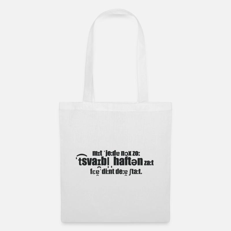 dubious acts - Tote Bag - white