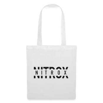 Nitrox Split Text Logo für SCUBA Taucher - Stoffbeutel - Weiß - Vorne