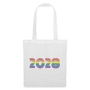 Rainbow 2028 - Stoffbeutel - Weiß - Vorne