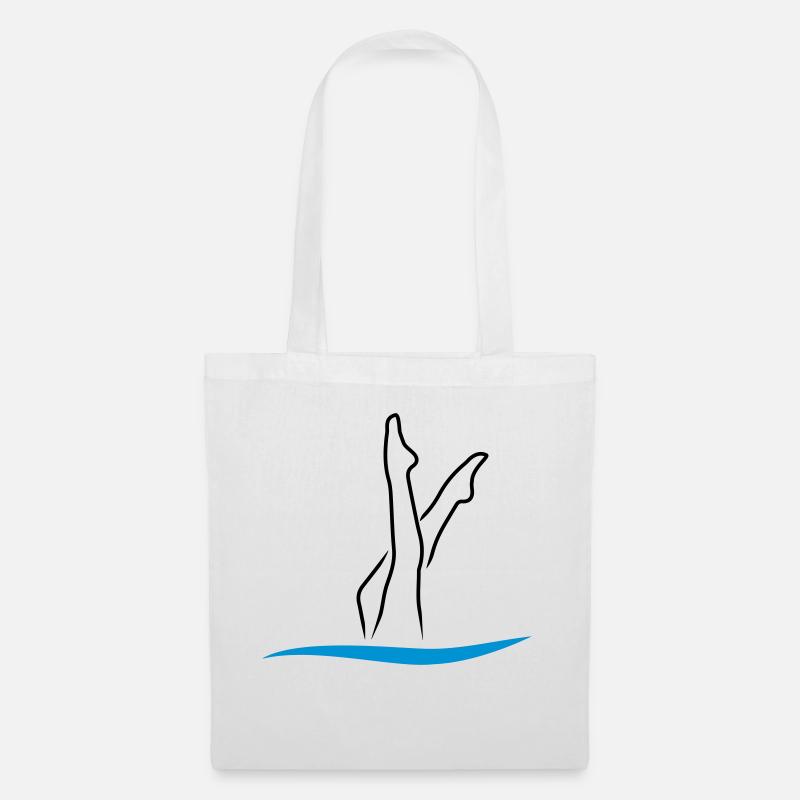 Nage synchrone - Sac en tissu - blanc