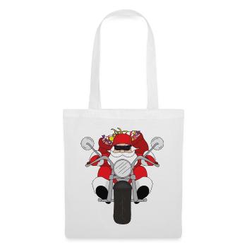 Noël - Sac en tissu - blanc - Devant
