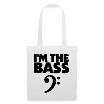 I'm the Bass Black (FR) - Sac en tissu - blanc - Devant