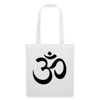 original OM écrit à la main Mantra Urklang om - Sac en tissu - blanc - Devant