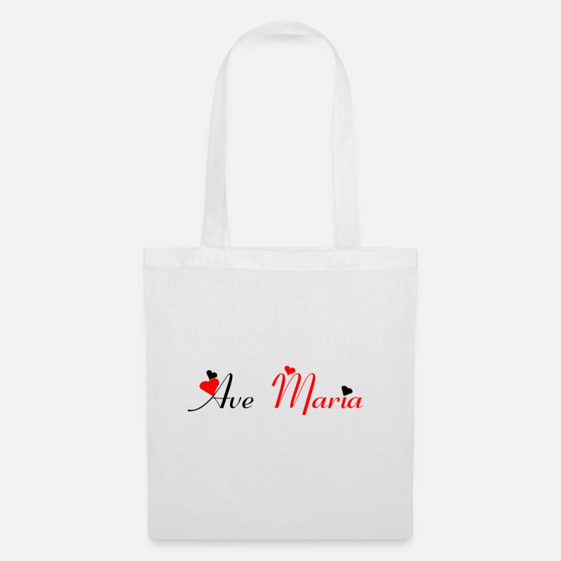 Ave Maria - Sac en tissu - blanc