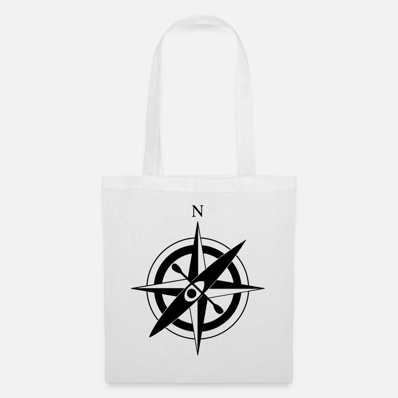 Compass Rose Kayak - Sac en tissu - blanc