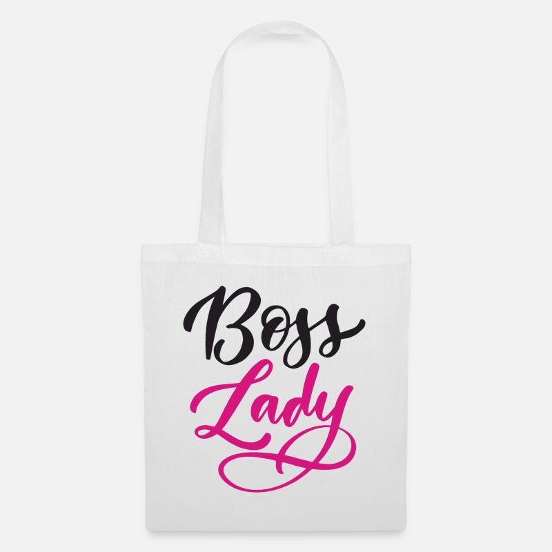 Lady Bos-s - Stoffbeutel - Weiß