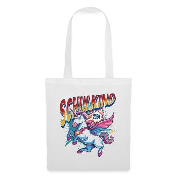 Schoolchild 2024 Unicorn Superhero School Enrollment - Tote Bag - white - Front