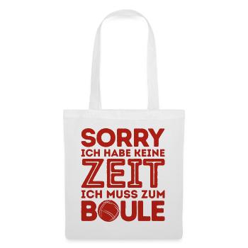 Sorry! I don't have time Bouler Petanque Balls - Tote Bag - white - Front