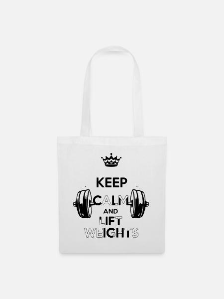 Keep Calm - Stoffbeutel - Weiß