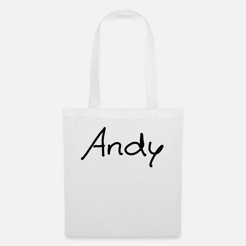 Andy - Stoffbeutel - Weiß