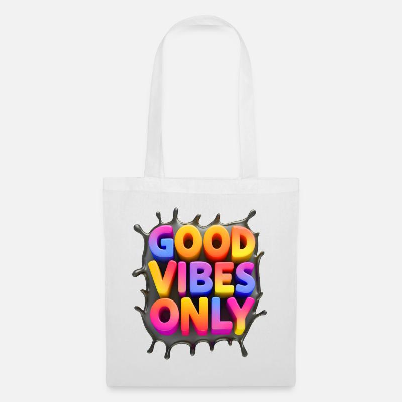 VIBES 🌈 - Tote Bag - white