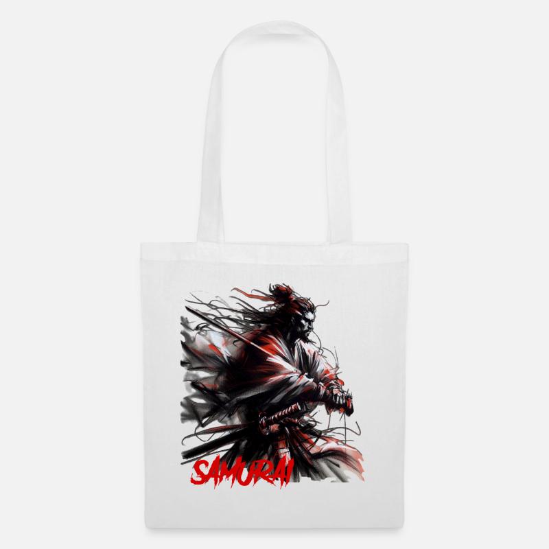 Samurai - Stoffbeutel - Weiß