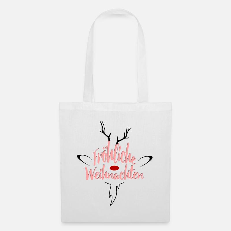 Merry Christmas Rosé Script - Tote Bag - white