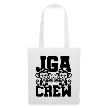 Jga Crew Junggesellenabschied Affe - Stoffbeutel - Weiß - Vorne