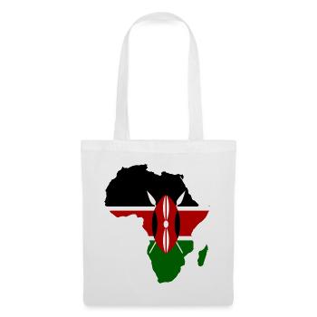 Kenia_Flagge_Afrika_used - Sac en tissu - blanc - Devant