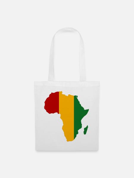 Guiena_Flagge_Afrika - Stoffbeutel - Weiß