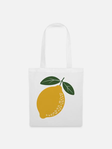 Lemon Grove Botanical - Stoffbeutel - Weiß
