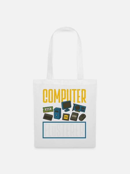 Computer Flüsterer Informatiker - Stoffbeutel - Weiß