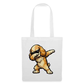 Dabbing American Cocker Spaniel - Tote Bag - white - Front