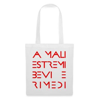 MALI_ESTREMI-02 - Stoffbeutel - Weiß - Vorne
