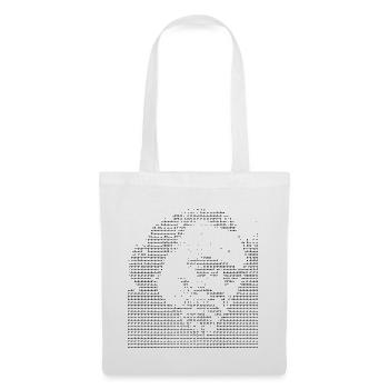 Charles Bukowski ASCII-Kunst - Stoffbeutel - Weiß - Vorne