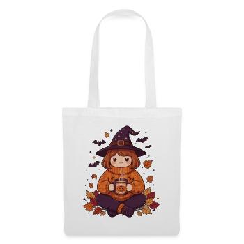 Cozy Halloween Witch Pumpkin Spice - Stoffbeutel - Weiß - Vorne