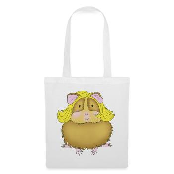 Meerschweinchen Blond Glamour - Stoffbeutel - Weiß - Vorne