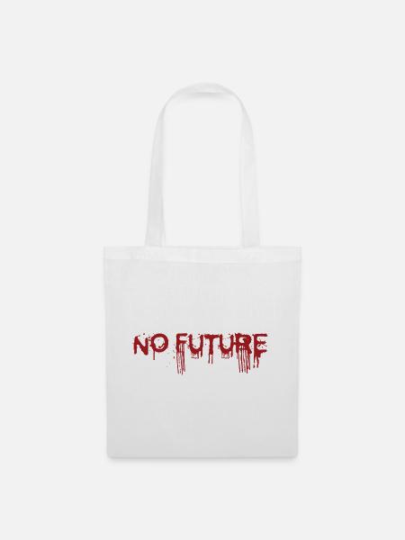 NO FUTURE - Stoffbeutel - Weiß