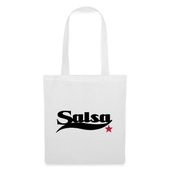 Salsa - Salsa Dance Shirt - Sac en tissu - blanc - Devant