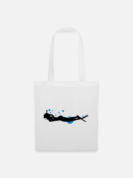 diver - Tote Bag - white