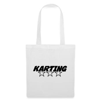Karting - Stoffbeutel - Weiß - Vorne