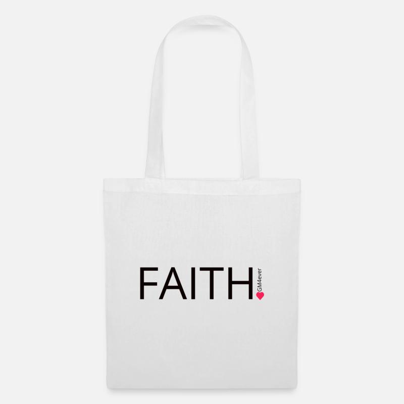 Faith George Michael Fan Geschenk - Stoffbeutel - Weiß