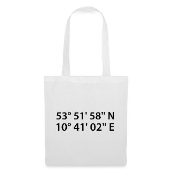 Lübeck Coordinates - Tote Bag - white - Front