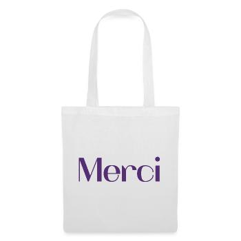 MERCI. MAÎTRESSE. MAÎTRE. MERCI MAÎTRESSE - Sac en tissu - blanc - Devant